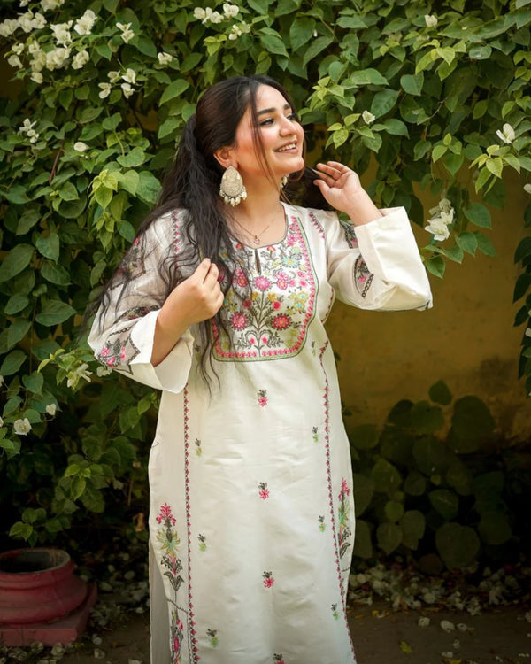 Violet Embroidery 2PC Premium Lawn Cotton Collection
