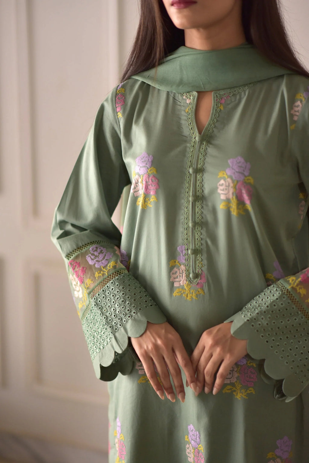 Blossom Embroidered 3PC Premium Summer Collection
